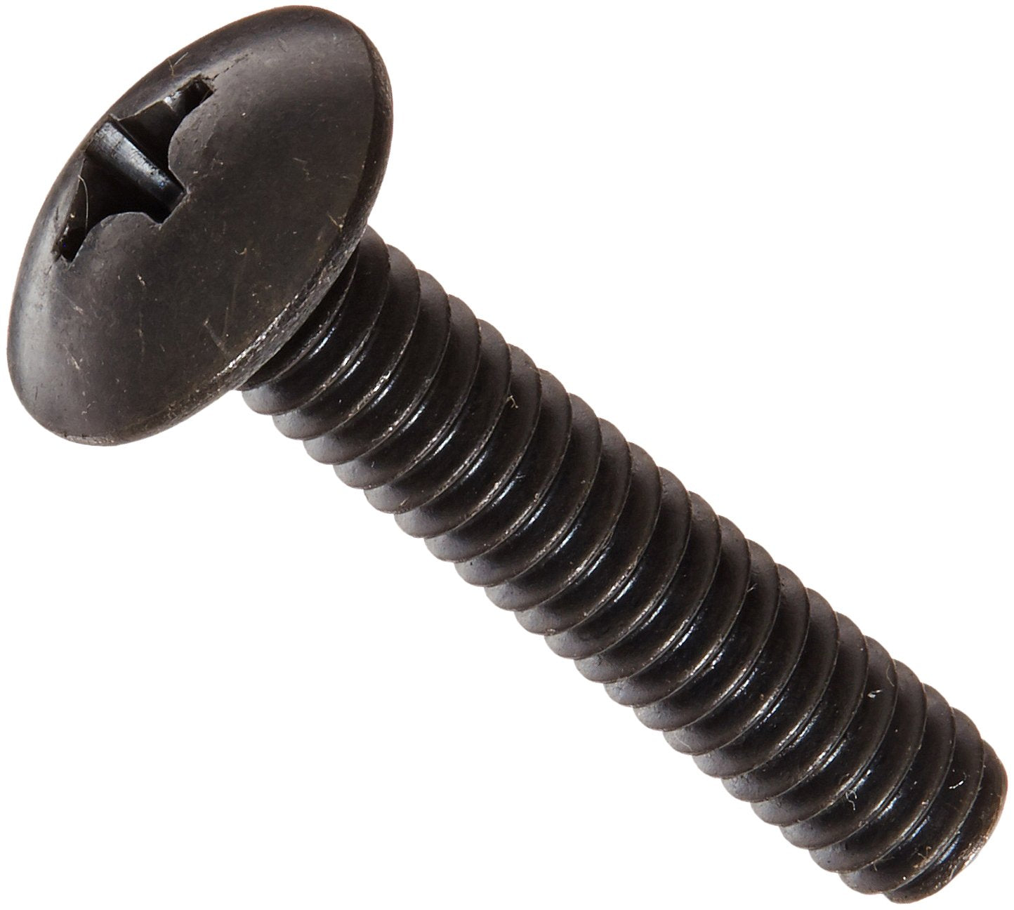 Bulk 8-32 Phillips Truss-Head Machine Screws – Black Oxide | Fully Threaded