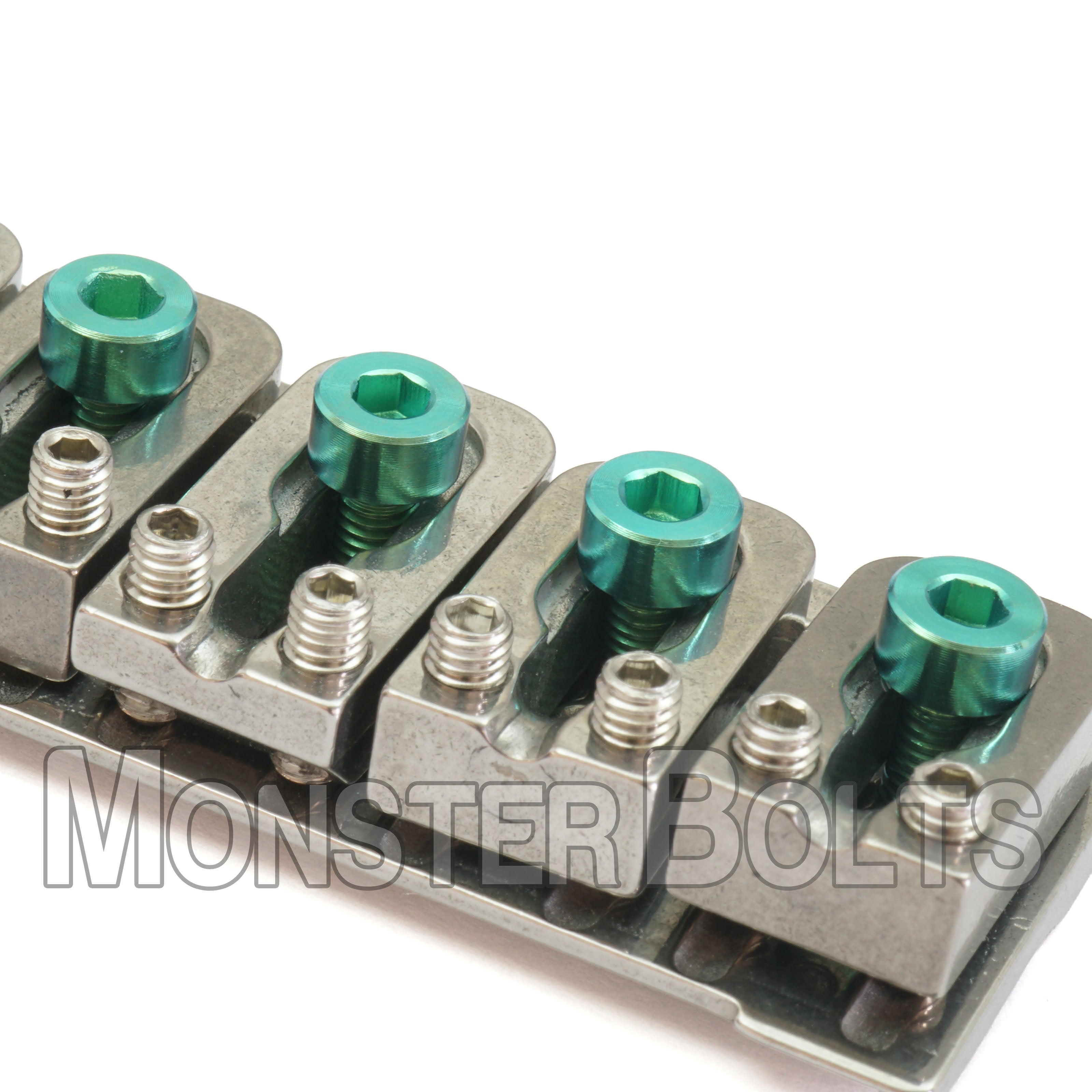 Anodized Titanium Saddle Mounting Screws for VegaTrem VT1 — Blue, Purple, Gold, Green (Set of 6)