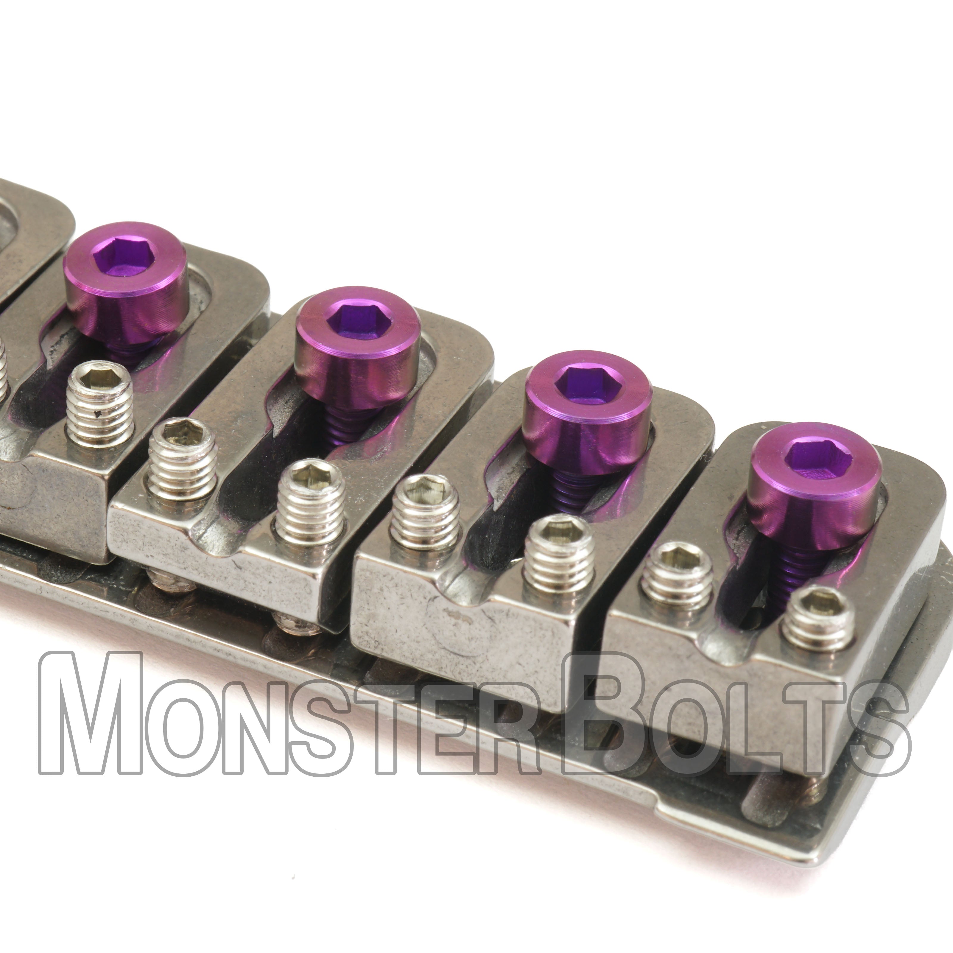 Anodized Titanium Saddle Mounting Screws for VegaTrem VT1 — Blue, Purple, Gold, Green (Set of 6)