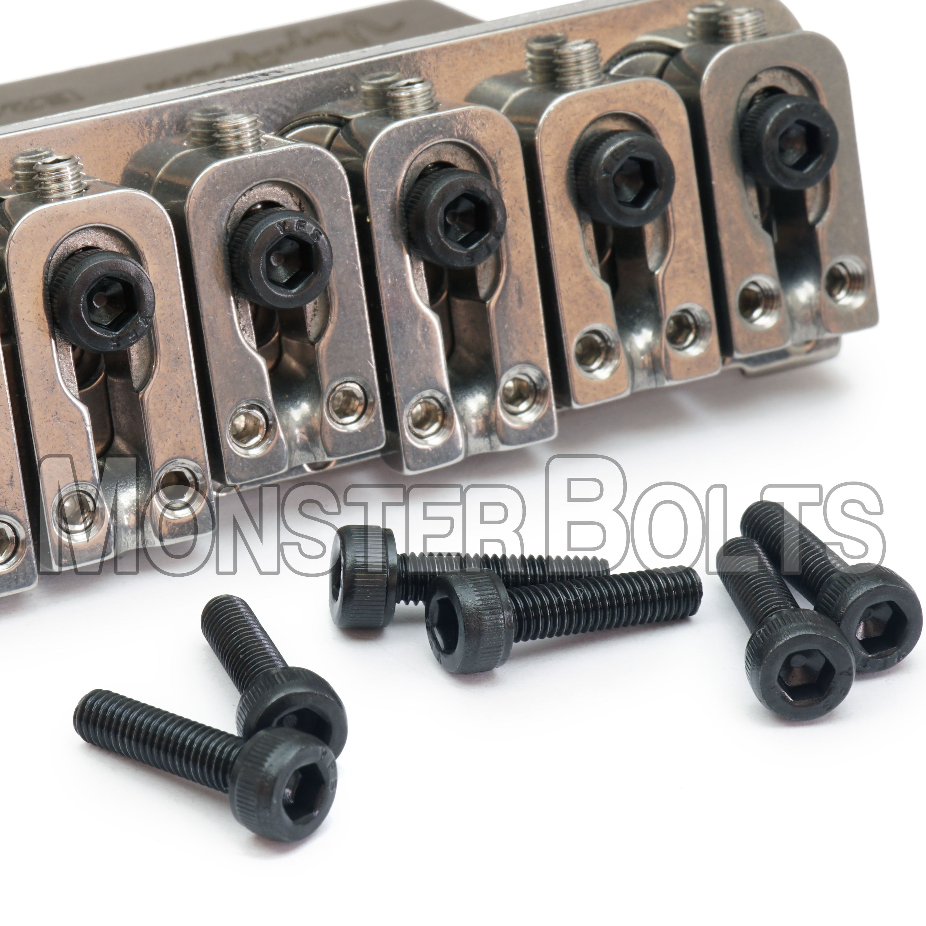 Saddle Mounting Screws for VegaTrem VT1 — Black, Stainless, or Titanium (Set of 6)