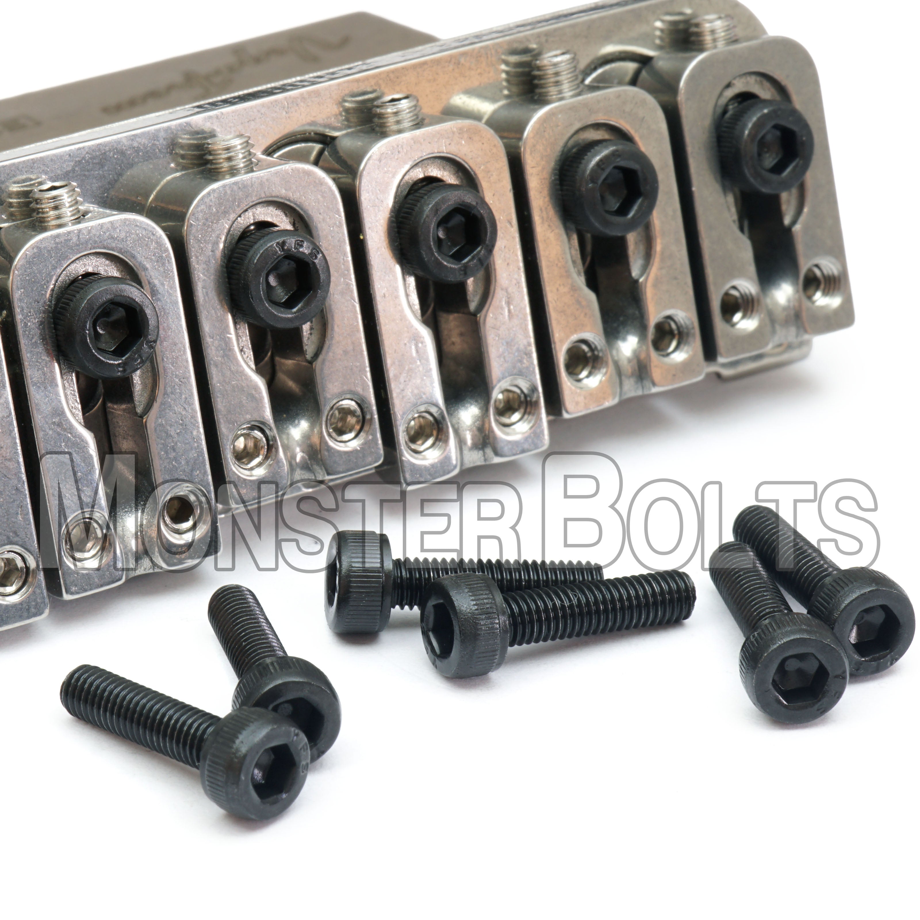 Saddle Mounting Screws for VegaTrem VT1 — Black, Stainless, or Titanium (Set of 6)