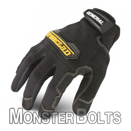 Black work gloves