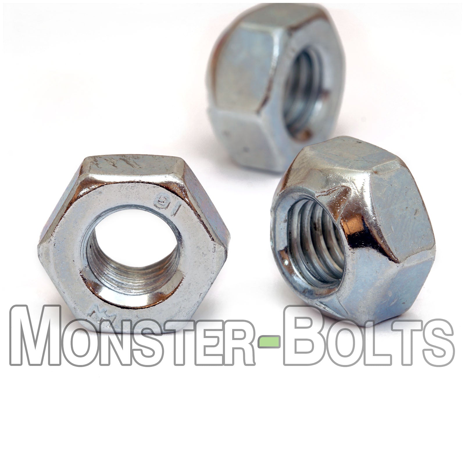 Bulk Metric Hex Cone Locknuts – Class 10, DIN 980-V, Zinc CR+3 & Wax