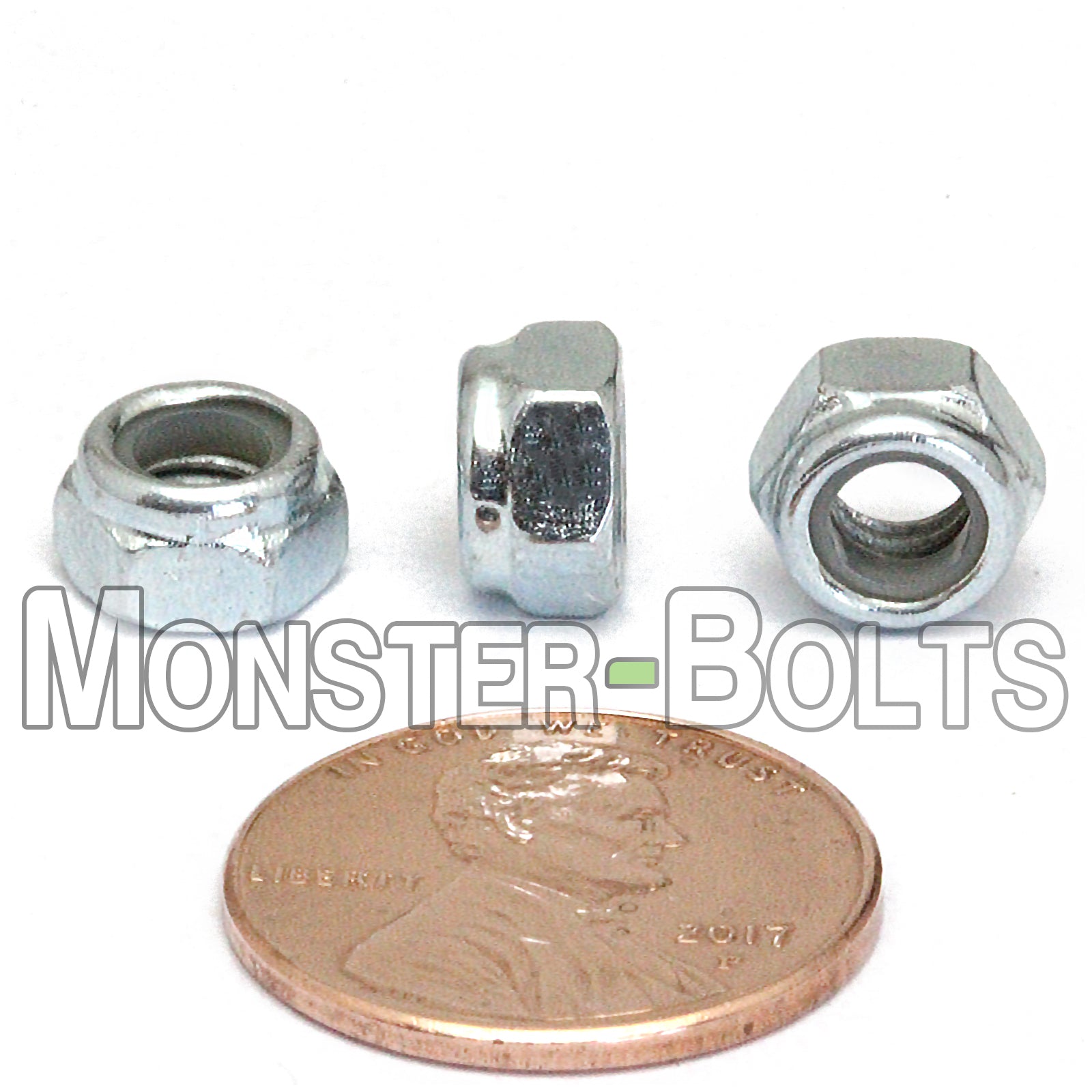 DIN 985 Nylon Insert Hex Lock Nuts - Zinc Plated Alloy Steel, Class 8 & 10 Cr+3 RoHS