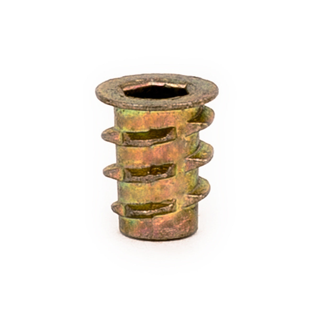 E-Z Hex Flanged Threaded Inserts for Soft Wood