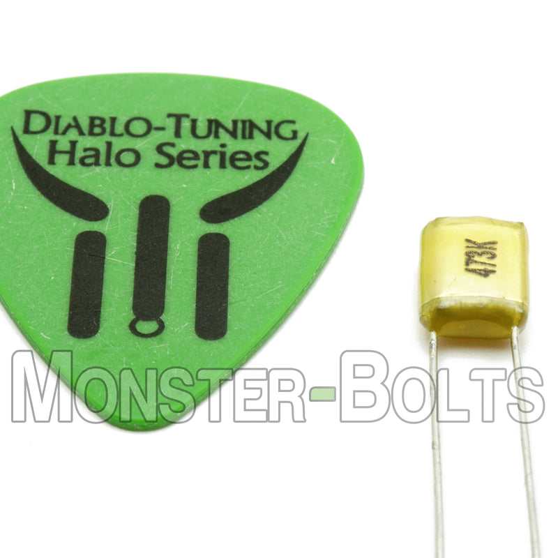 Guitar Tone Control Capacitors - High Quality Polyester Film / Foil Capacitors - Monster Bolts