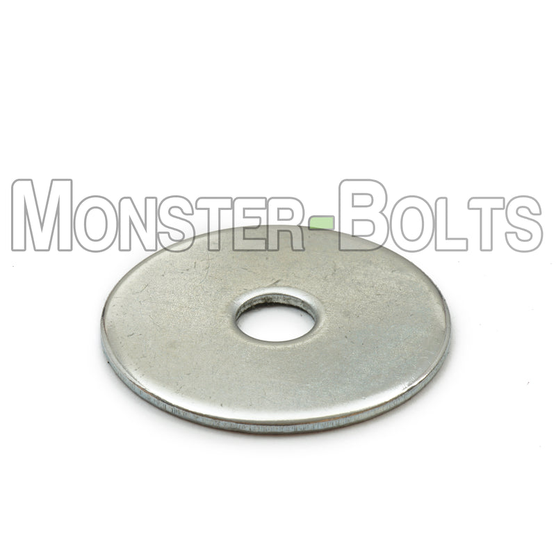 US / Inch - Fender Washers, Cr+3 Zinc Plated Steel - Monster Bolts