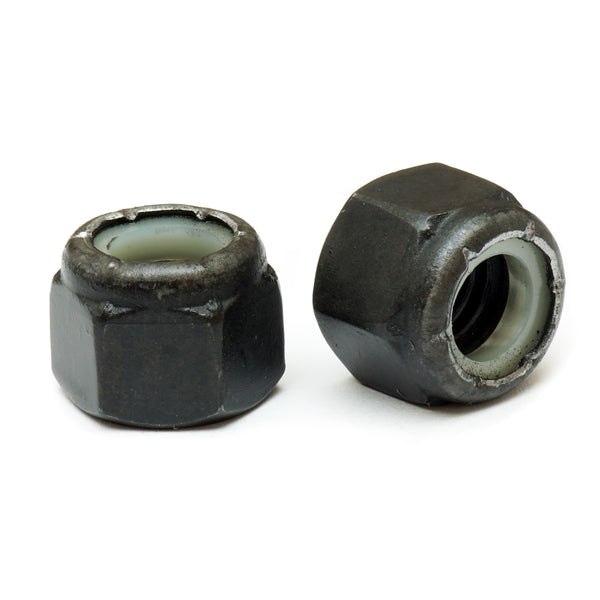 U.S. / Inch - Nylon Insert Hex Locknuts Grade C, Steel with Black Phosphate