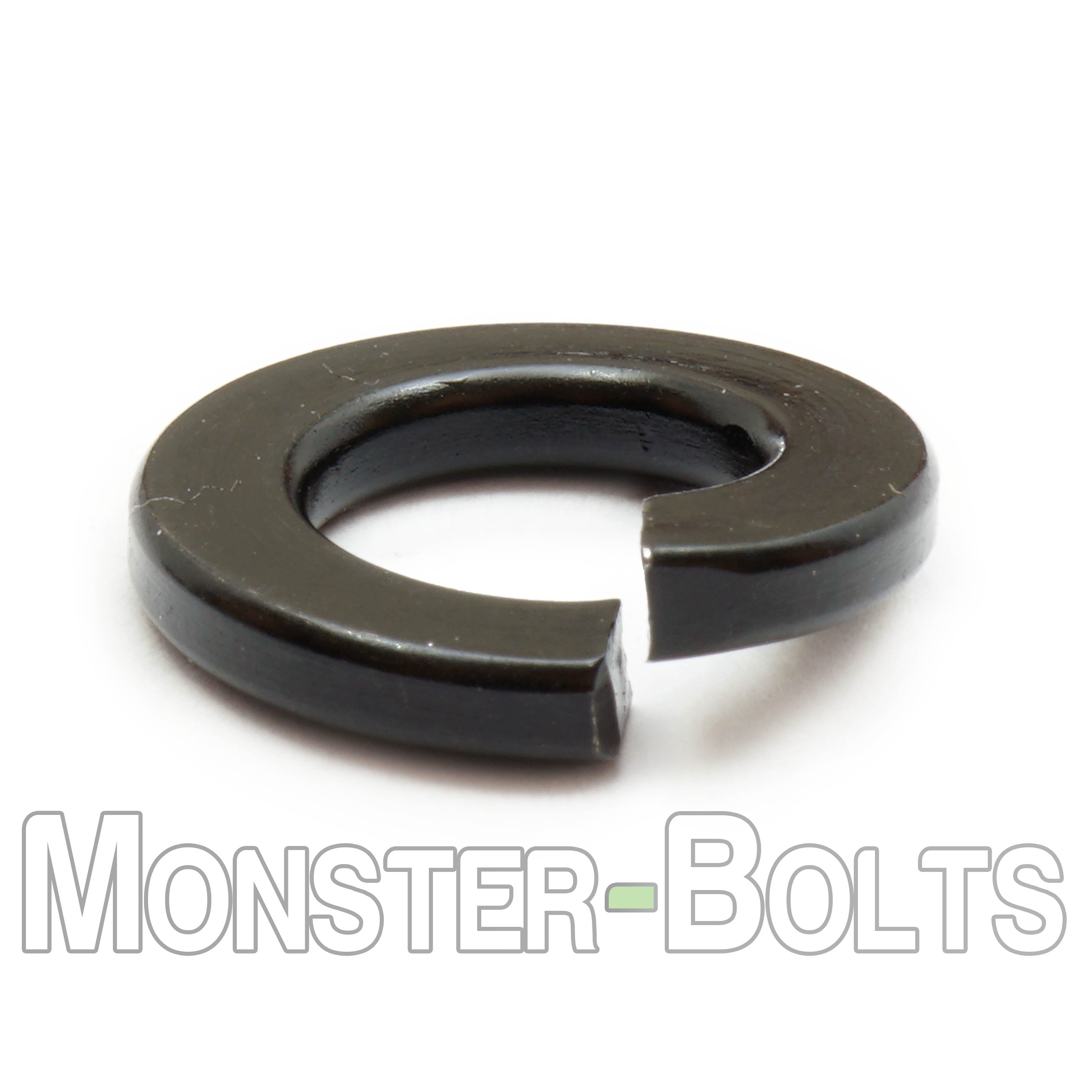 Medium Split Lock Washers, Steel with Black Oxide, US / Inch SAE