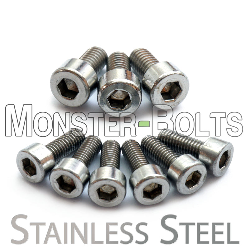 Stainless Steel Guitar Locking Nut and Saddle Intonation Screws - Floyd Rose Tremolo - Monster Bolts