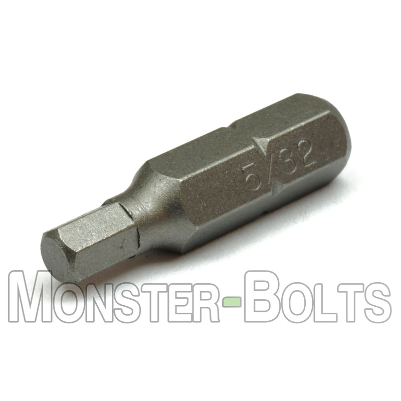 1-inch Hex Insert Drive Bits 1/4" Hex Shank Screwdriver / Drill Bits, S2 Steel - Monster Bolts