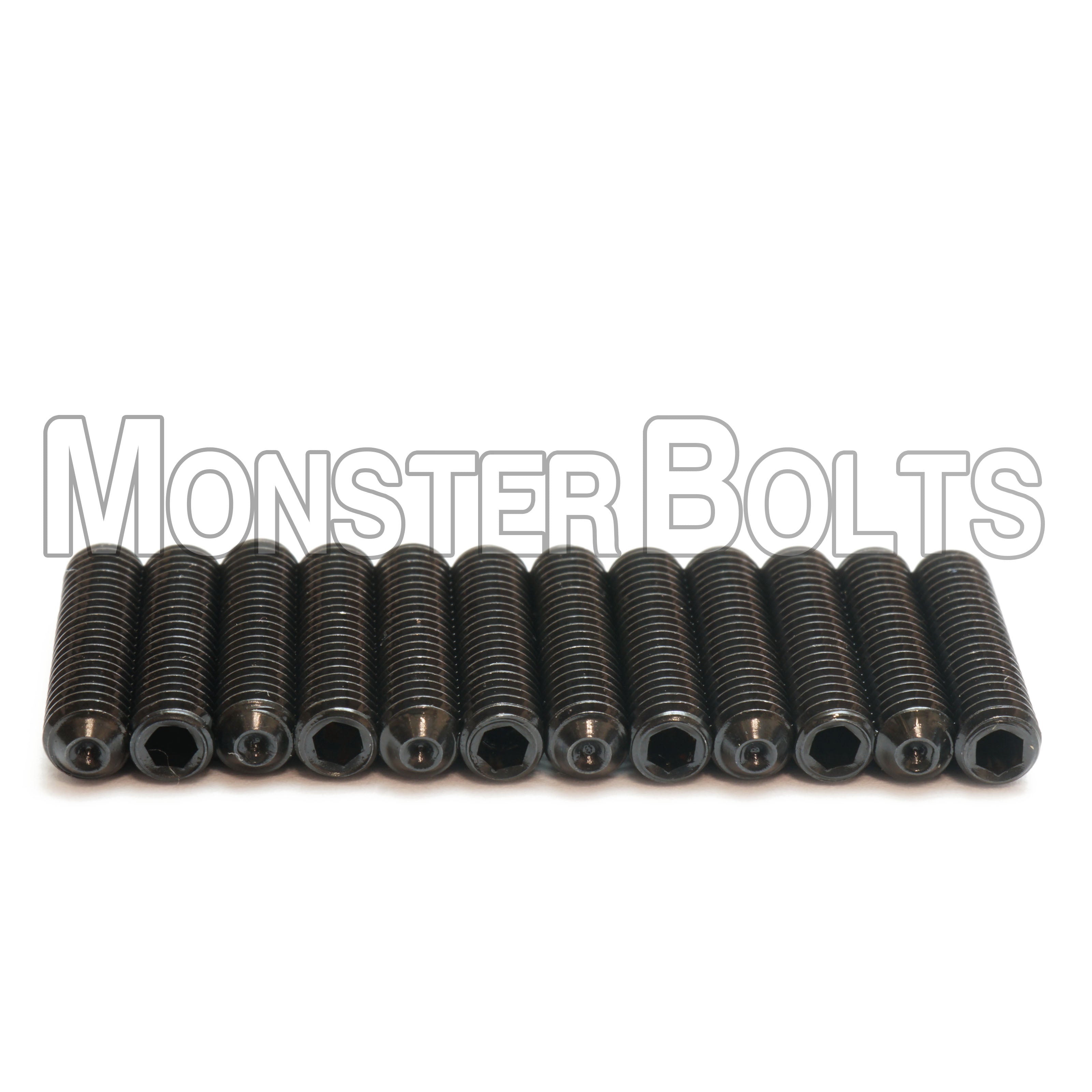 Black M3 Guitar Screws for Bridge Saddle Height Adjustment, Metric For Fender 'MIM' Stratocaster and similar