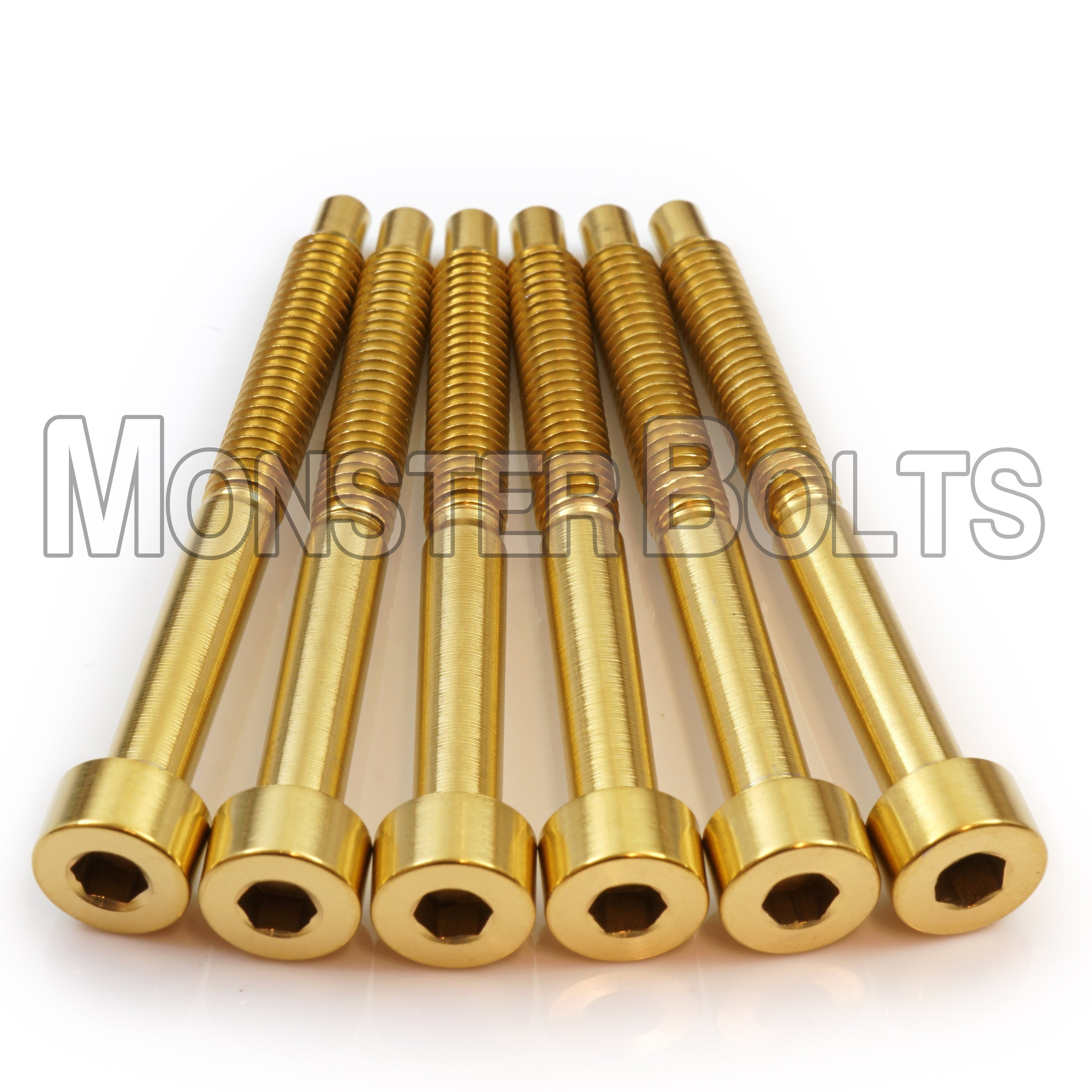 Gold Titanium Floyd Rose Tremolo string lock screws for guitar.