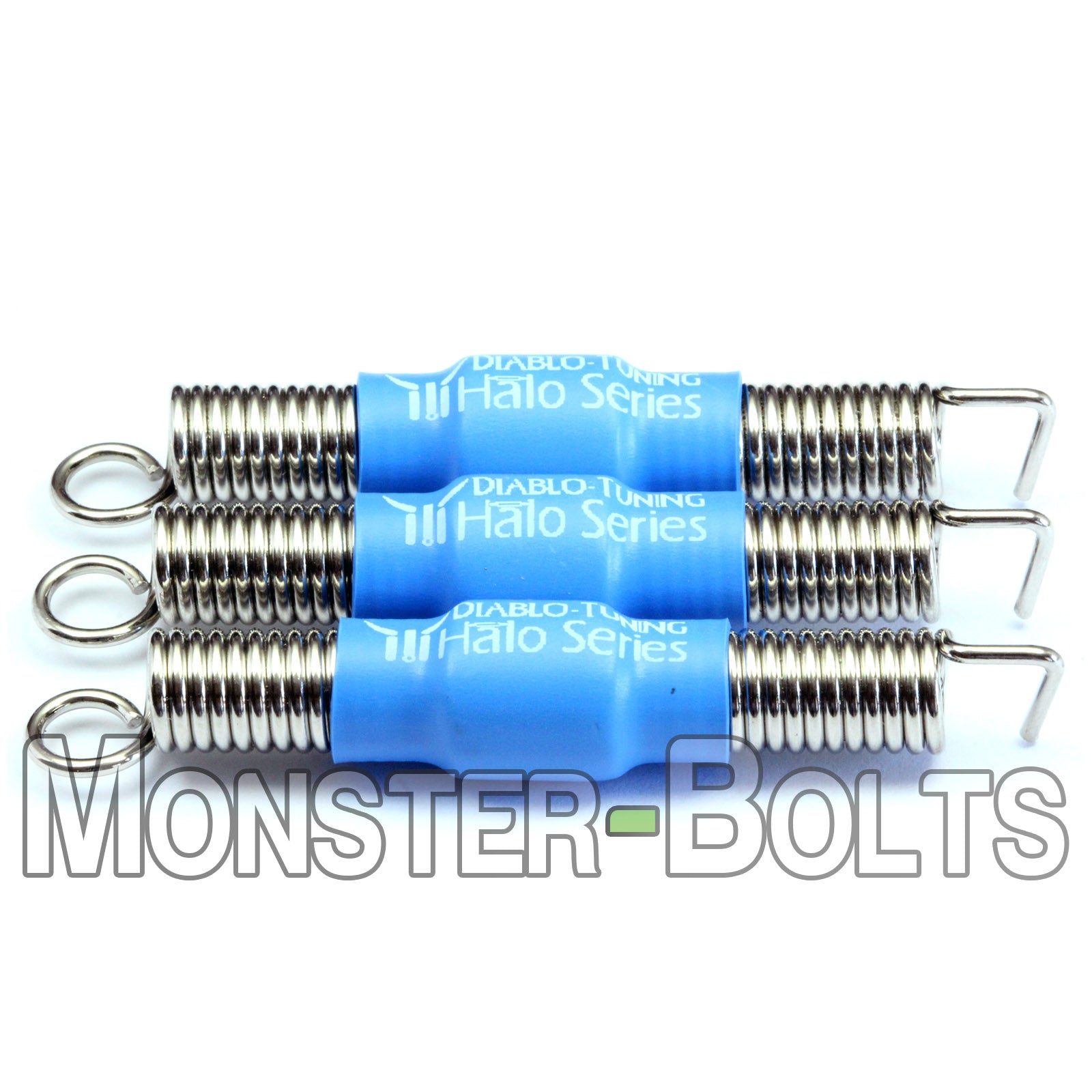 Blue Halo Series - Noiseless Guitar Tremolo Springs - Monster Bolts