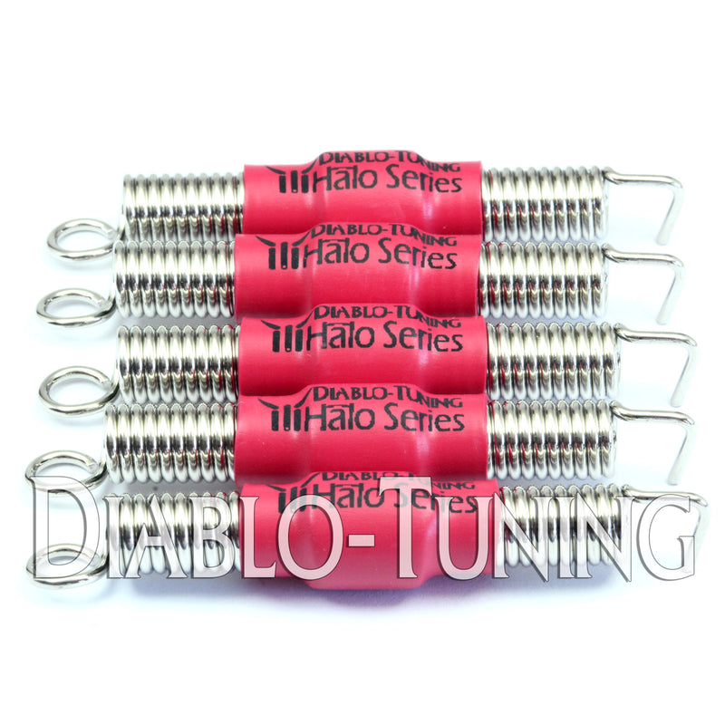 Red Halo Series - Noiseless Guitar Tremolo Springs - Monster Bolts