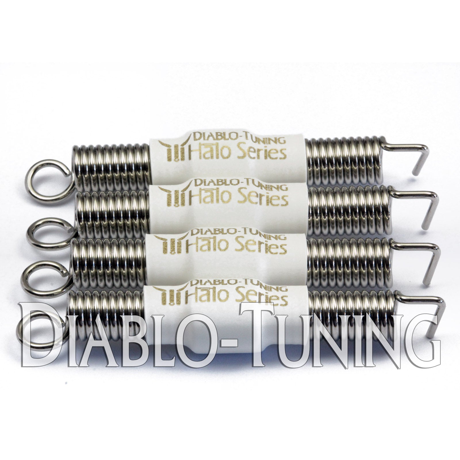 White Halo Series - Noiseless Guitar Tremolo Springs - Monster Bolts