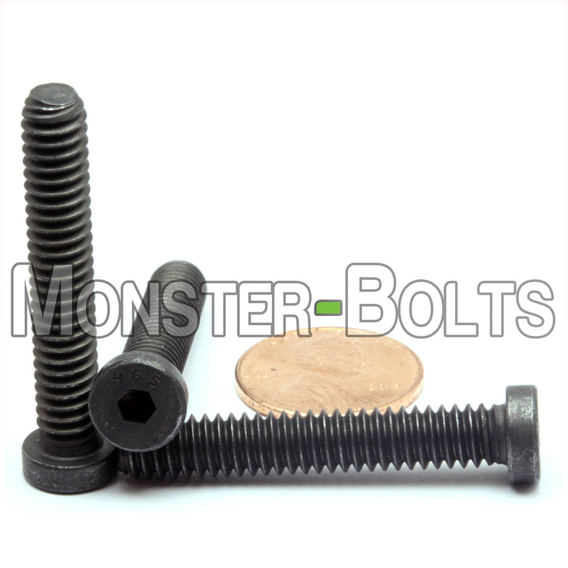 1/4-20 x 1-1/2" Low Head Socket Cap screws Alloy Steel w/ Black Oxide, Coarse Thread - Monster Bolts