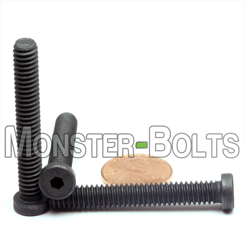 1/4-20 x 1-3/4" Low Head Socket Cap screws Alloy Steel w/ Black Oxide, Coarse Thread - Monster Bolts