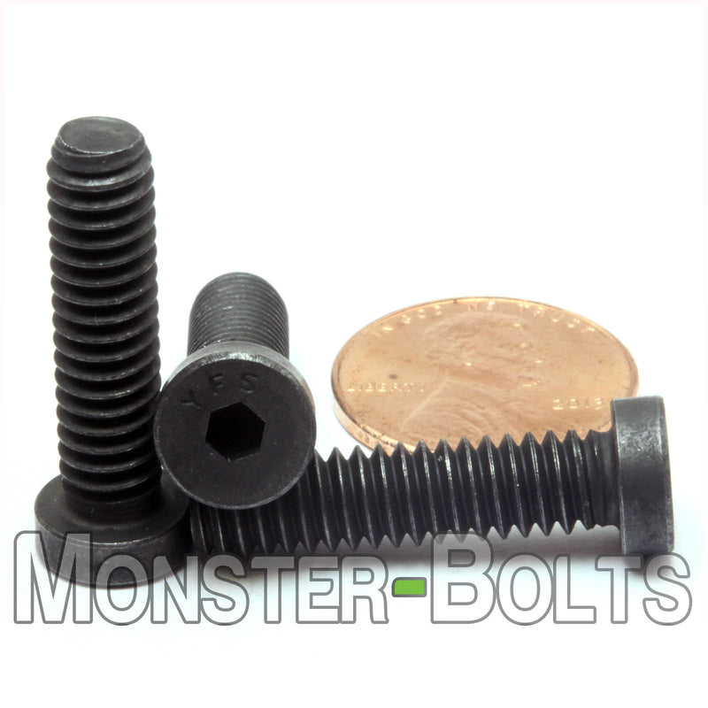 1/4-20 X 1" Low Head Socket Cap screws Alloy Steel w/ Black Oxide, Coarse Thread - Monster Bolts