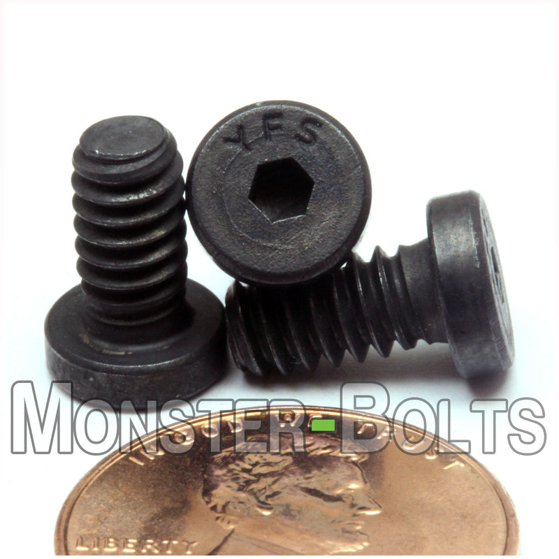 #10-24 Low Head Socket Cap screws Alloy Steel w/ Black Oxide, Coarse Thread
