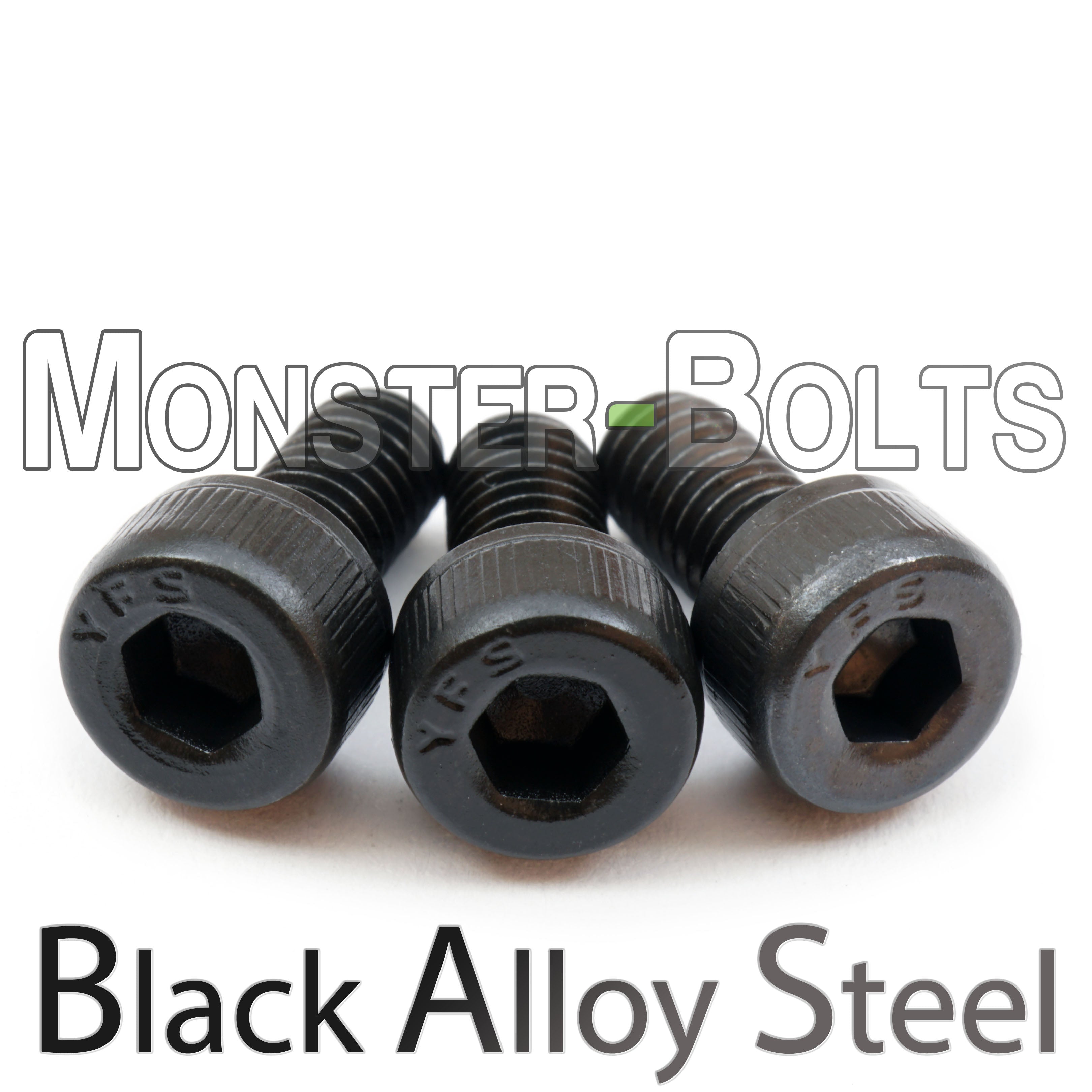 Black Guitar Locking Nut Screws - Floyd Rose Tremolo - Monster Bolts