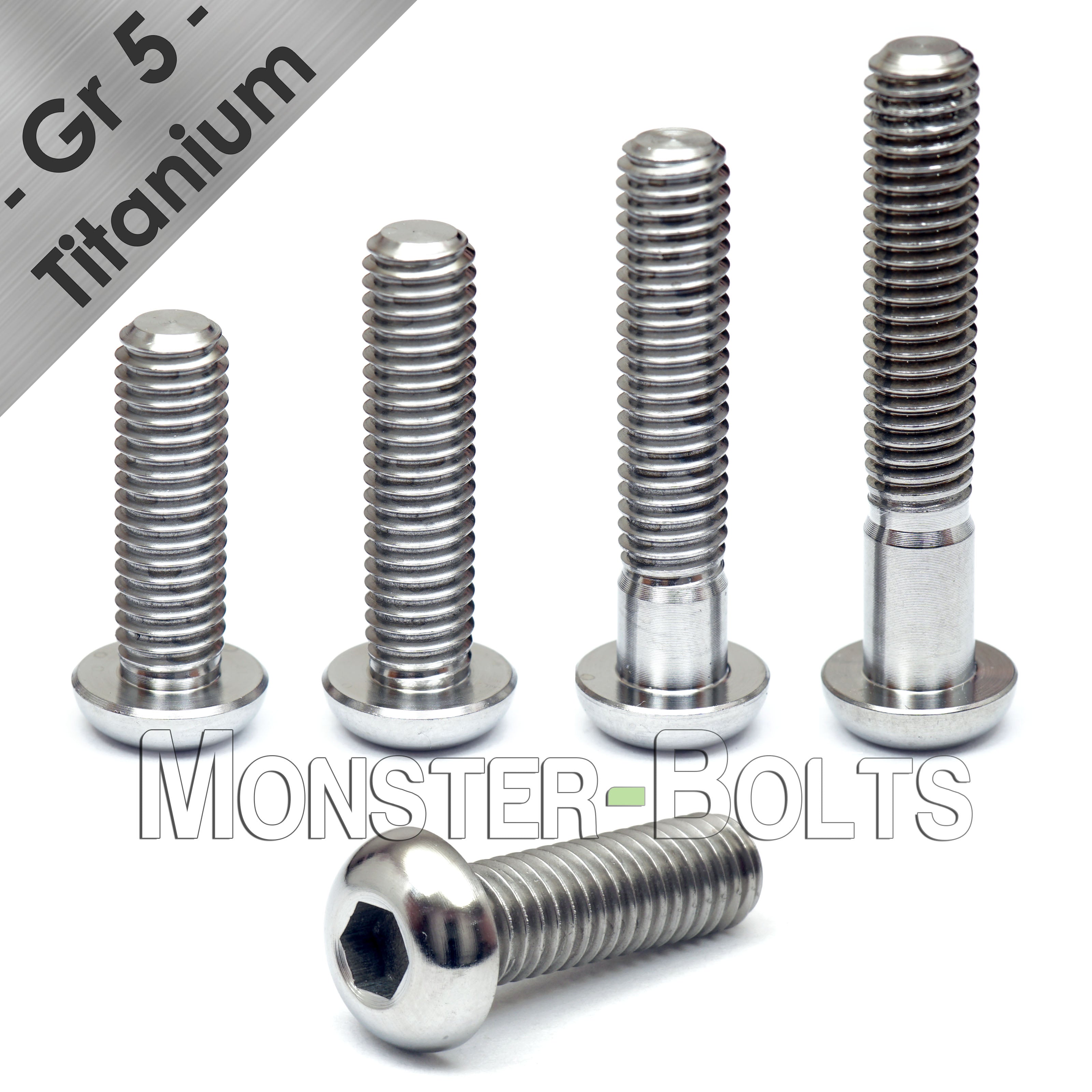 M3 Titanium Button Head Socket Cap Screws | M3 Screw | M3 Bolt