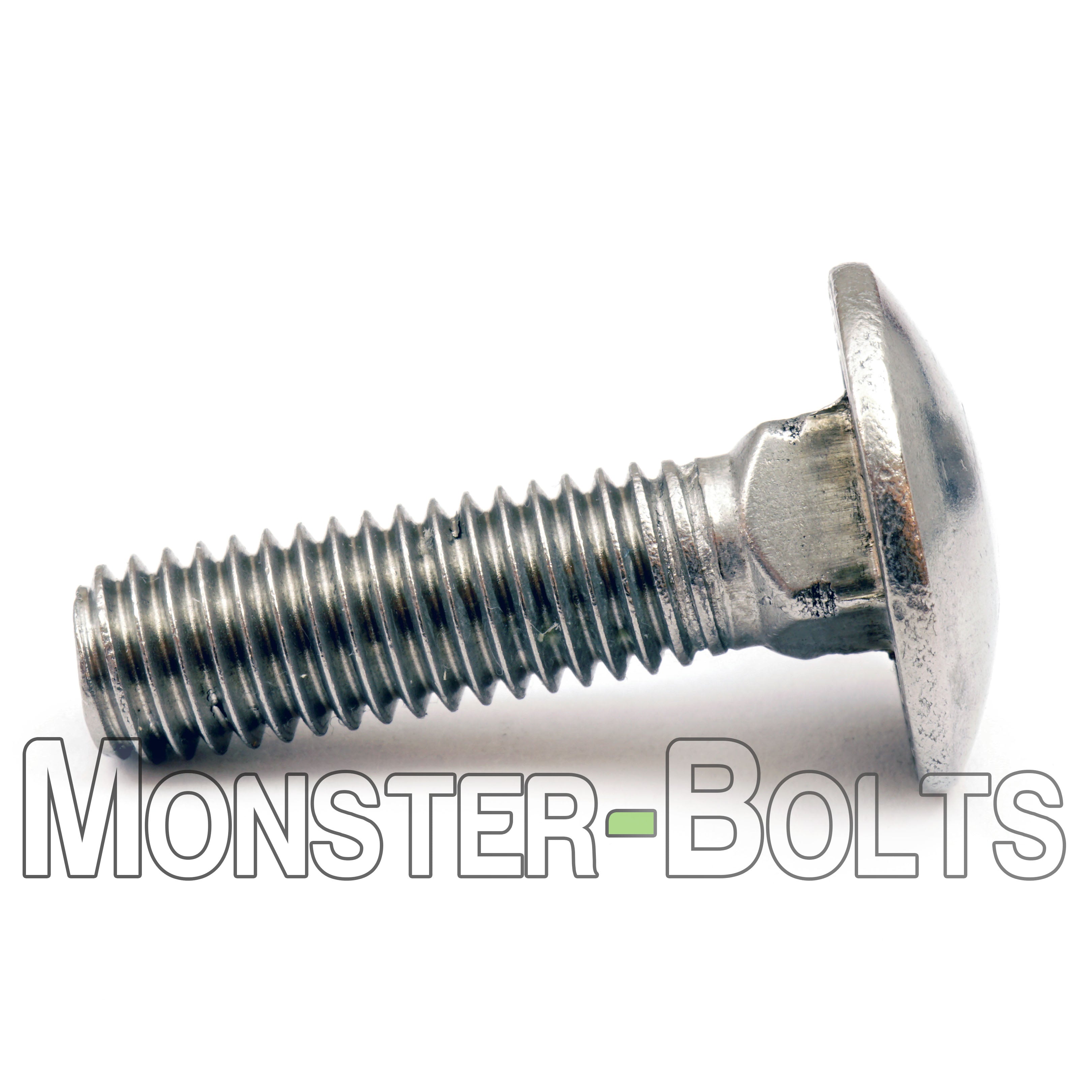 5/16"-18 Stainless Steel Carriage Bolts / Shaker Screen Bolts - A2 / 18-8