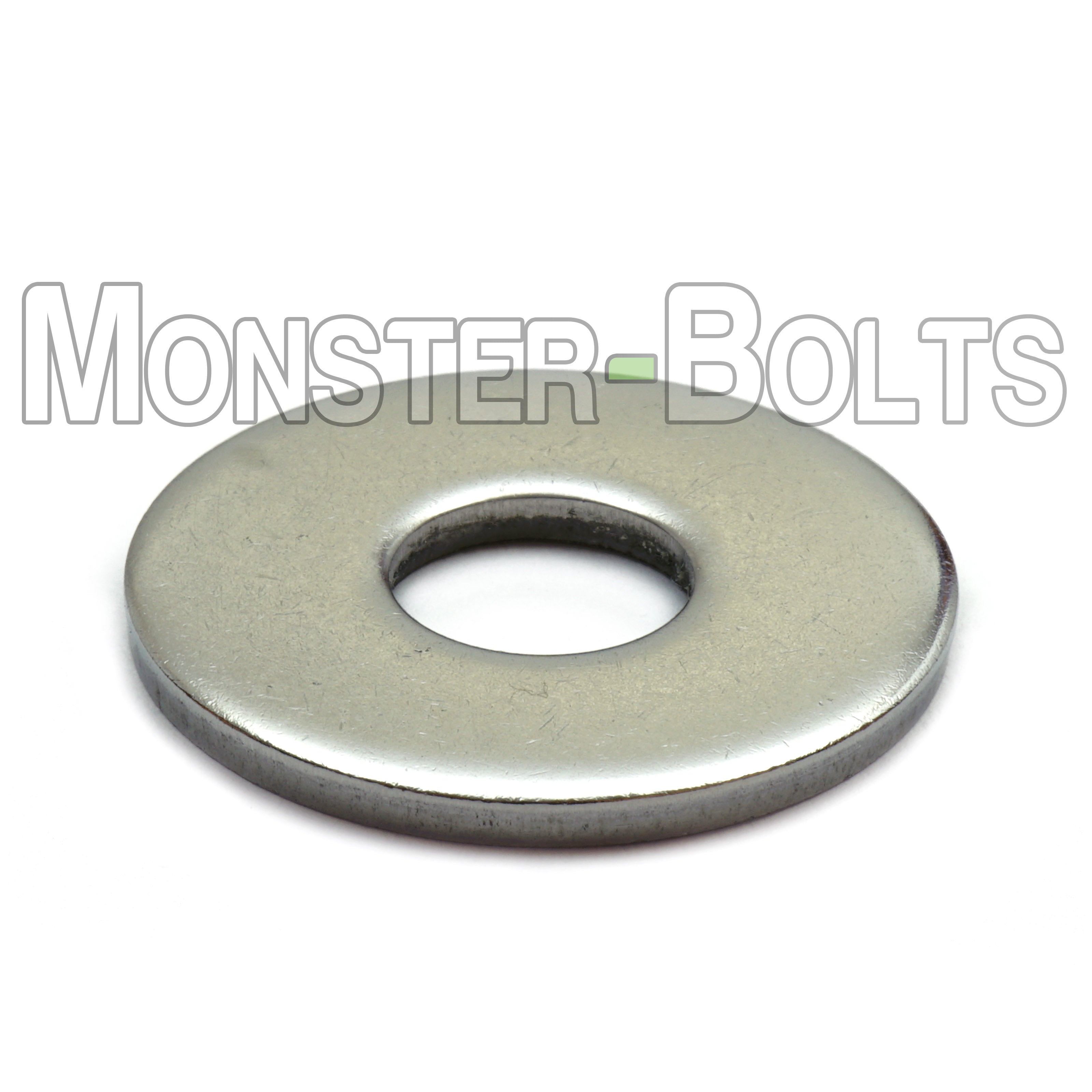 Metric Fender Washer - Stainless Steel DIN 9021, 18-8 / A2 - Monster Bolts