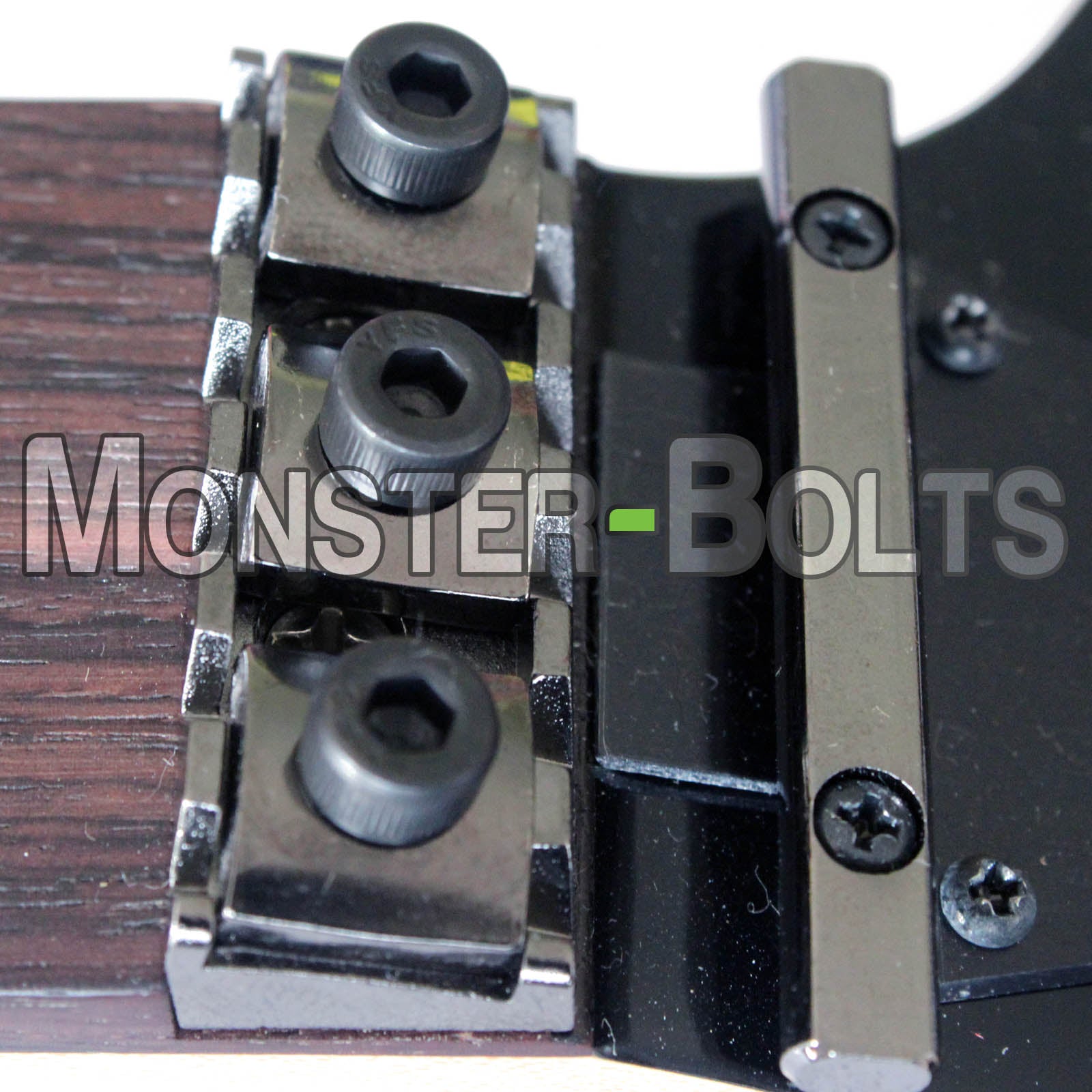 Guitar Locking Nut and Saddle Intonation Screws, 12.9 Alloy Steel w/ Black Oxide - Floyd Rose Tremolo - Monster Bolts