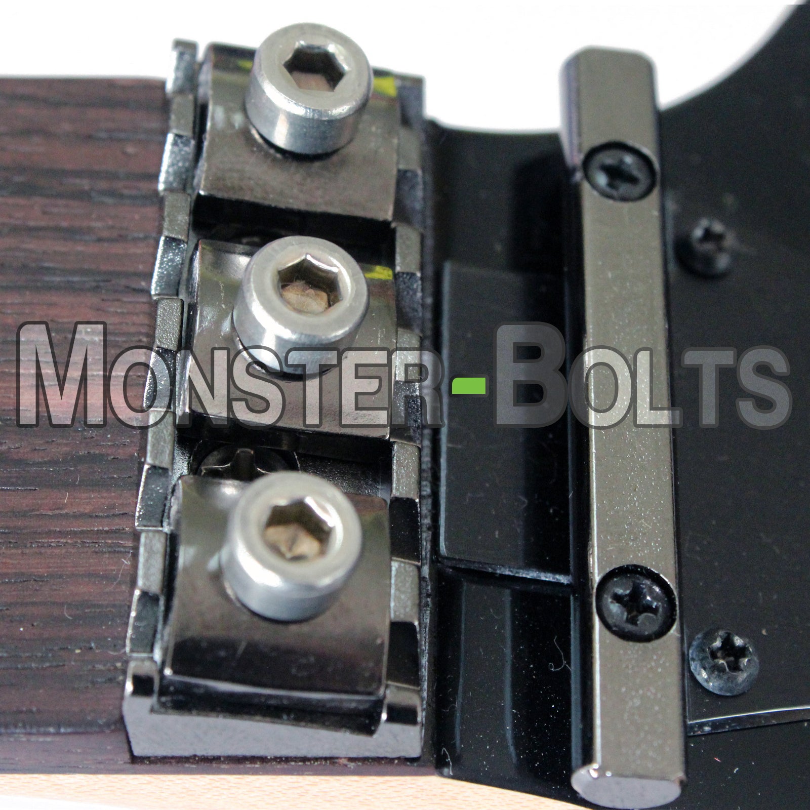 Guitar Locking Nut and Saddle Intonation Screws, Fuchsia Anodized Titanium - Floyd Rose Tremolo - Monster Bolts