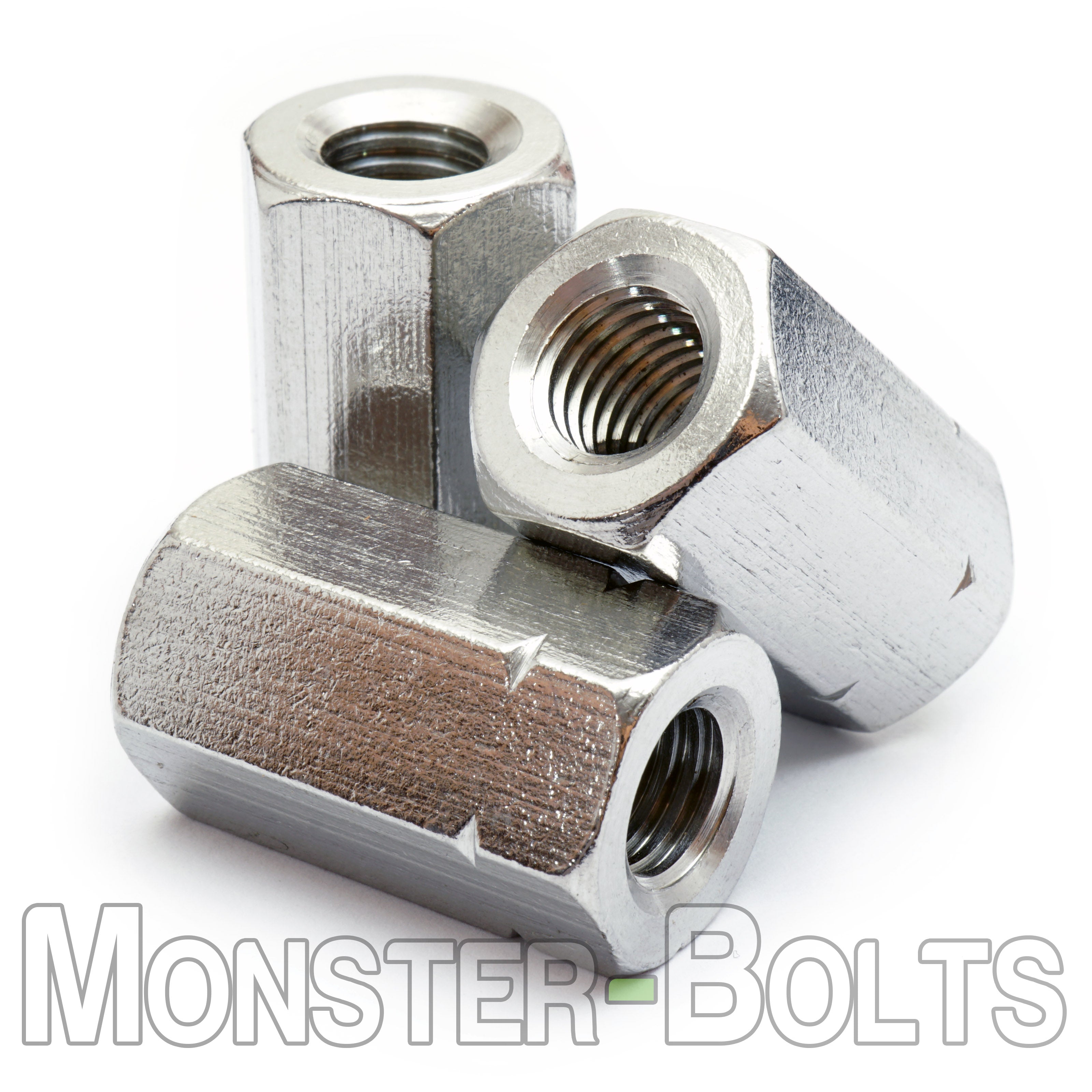 Hex Coupling Nuts, Stainless Steel A2 (18-8), DIN 6334