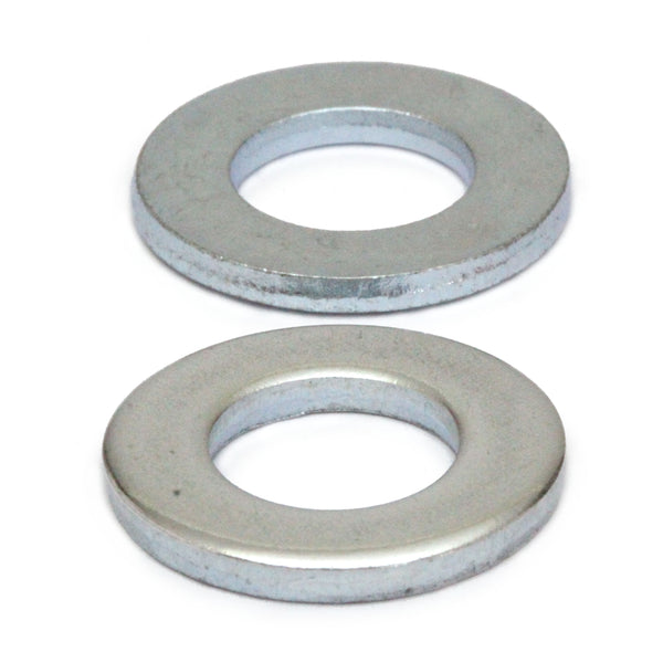 M6 x 12mm Metric Flat Washers (DIN 125A) - Zinc and Yellow