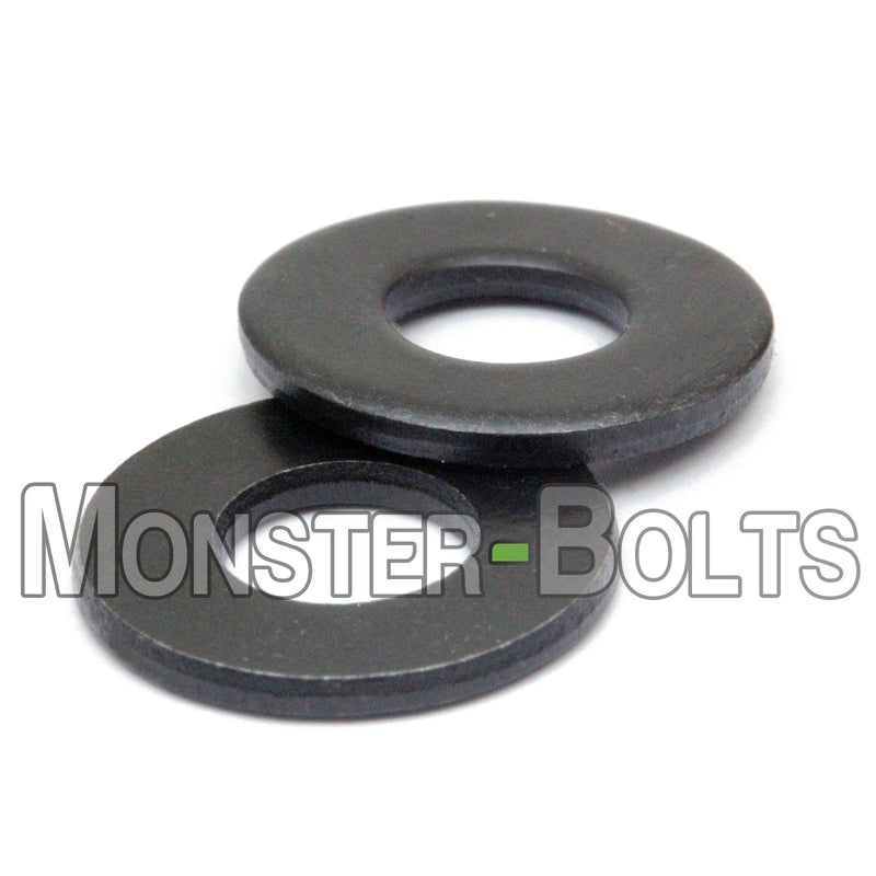 US / Inch - SAE Flat Washers, Steel with Black Oxide - Monster Bolts
