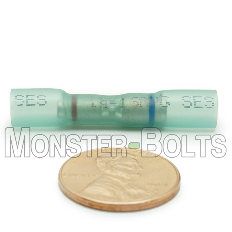 SES Krimpa-Seal Waterproof Crimp Step Down Butt Connectors, Blue 22-18 to 16-14 AWG. - Monster Bolts