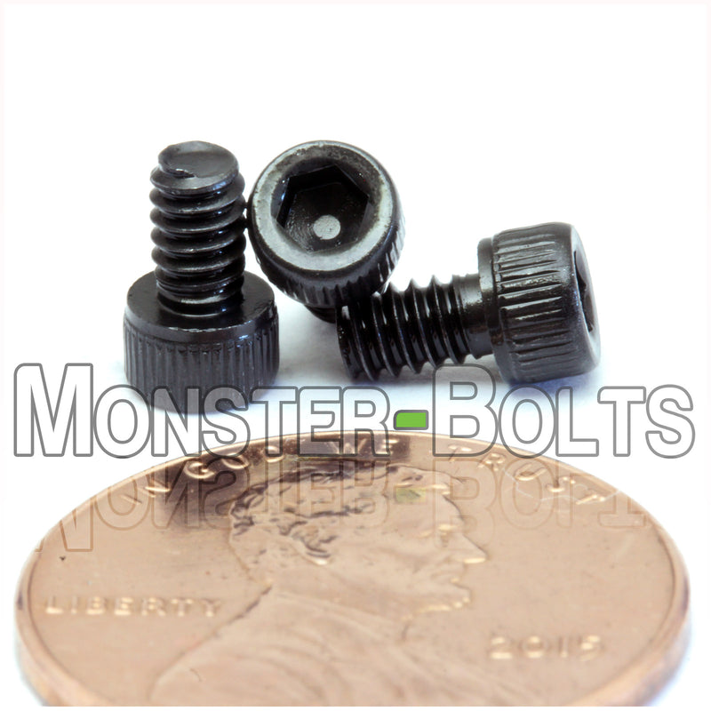 #4-40 Socket Head Cap screws, Alloy Steel with Black Oxide, Coarse Thread