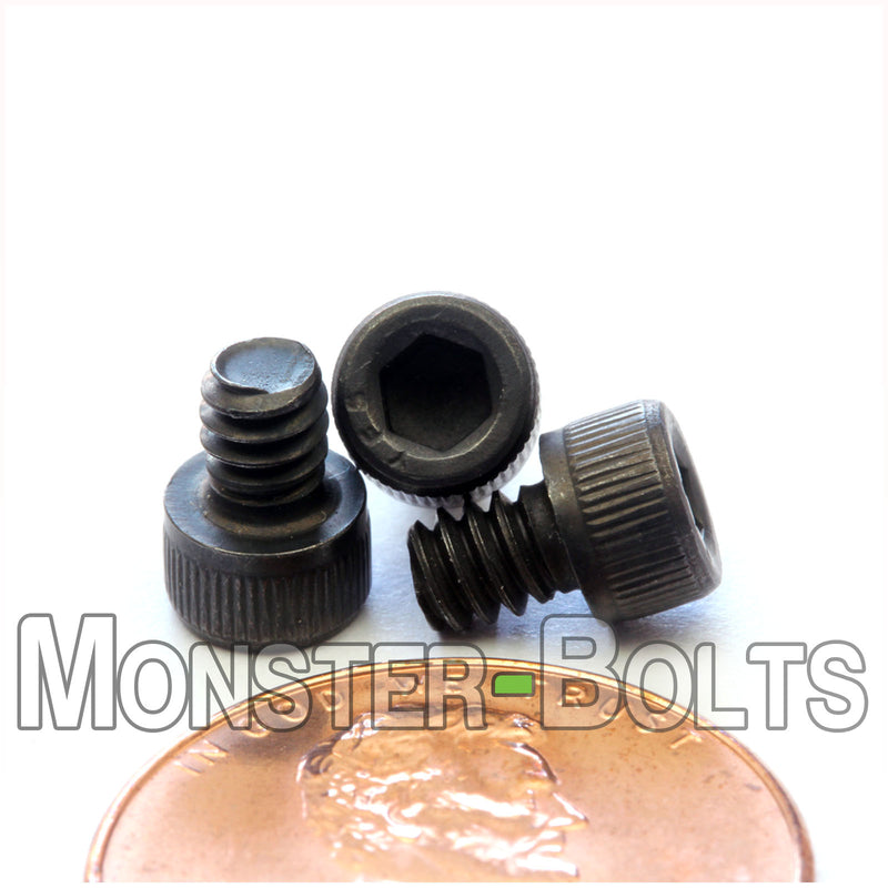 #6-32 Socket Head Cap screws, Alloy Steel with Black Oxide, Coarse Thread