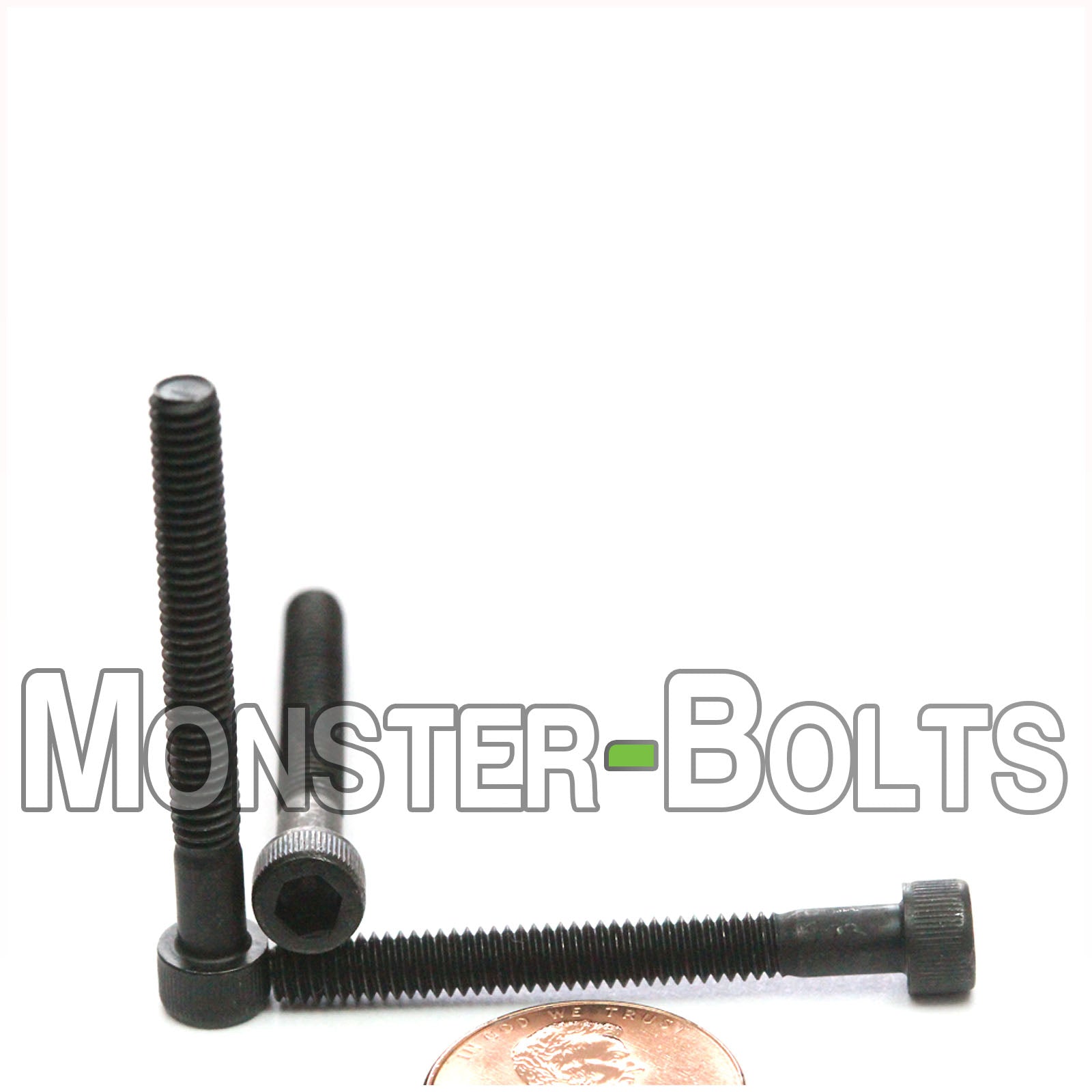 #8-32 x 1-1/2" Socket Head Cap screw, alloy steel with black oxide finish.