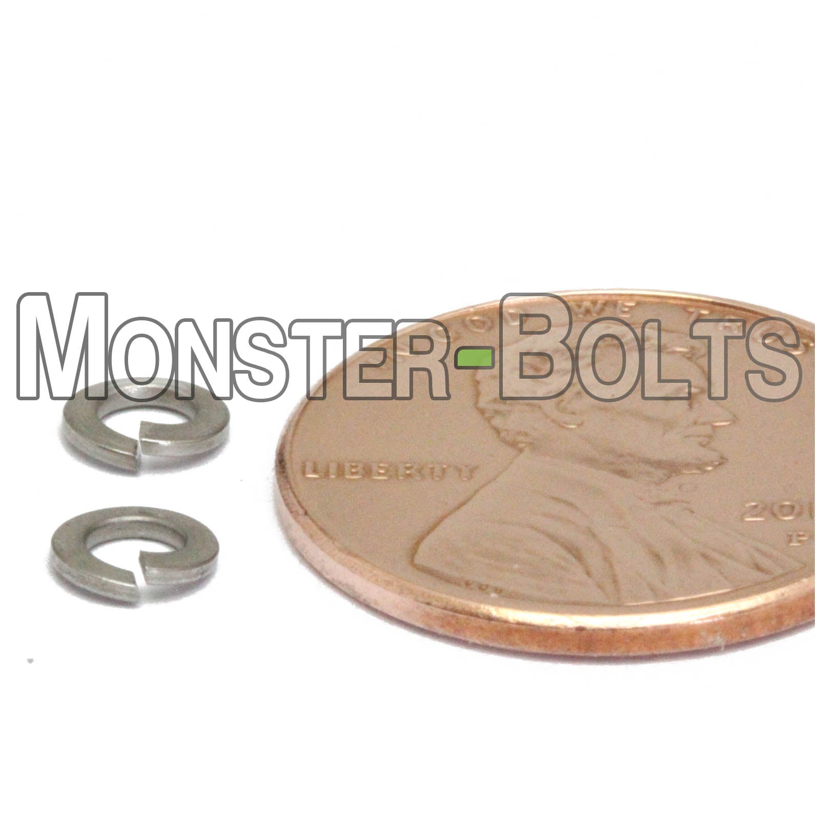 Metric Split Lock Washers - Stainless Steel DIN 127B 18-8 / A2 - Monster Bolts