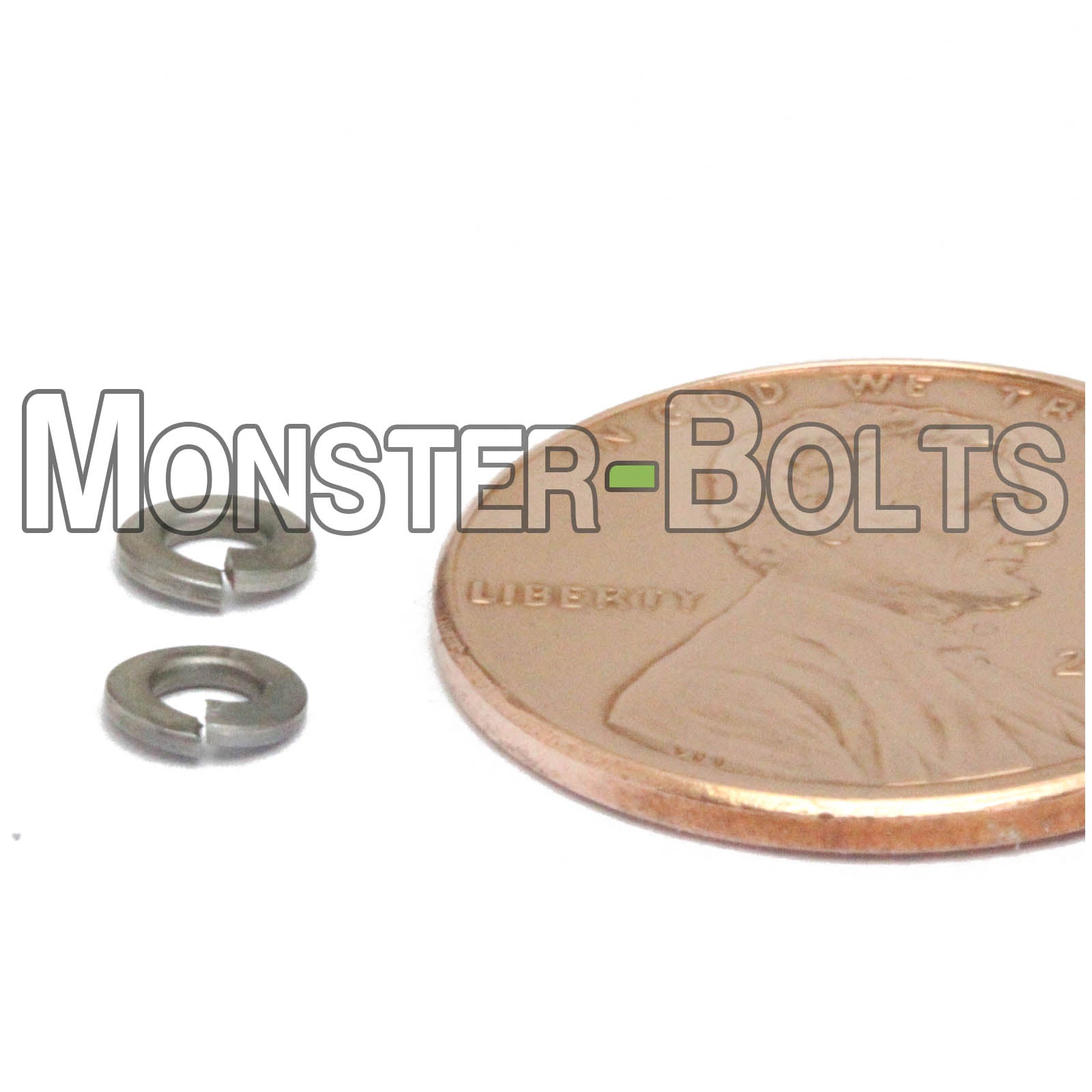 Metric Split Lock Washers - Stainless Steel DIN 127B 18-8 / A2 - Monster Bolts