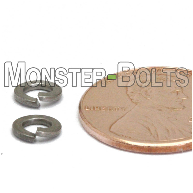 MonsterBolts - M10 Split Lock Washer, DIN 175B, Stainless Steel, 10 Pack