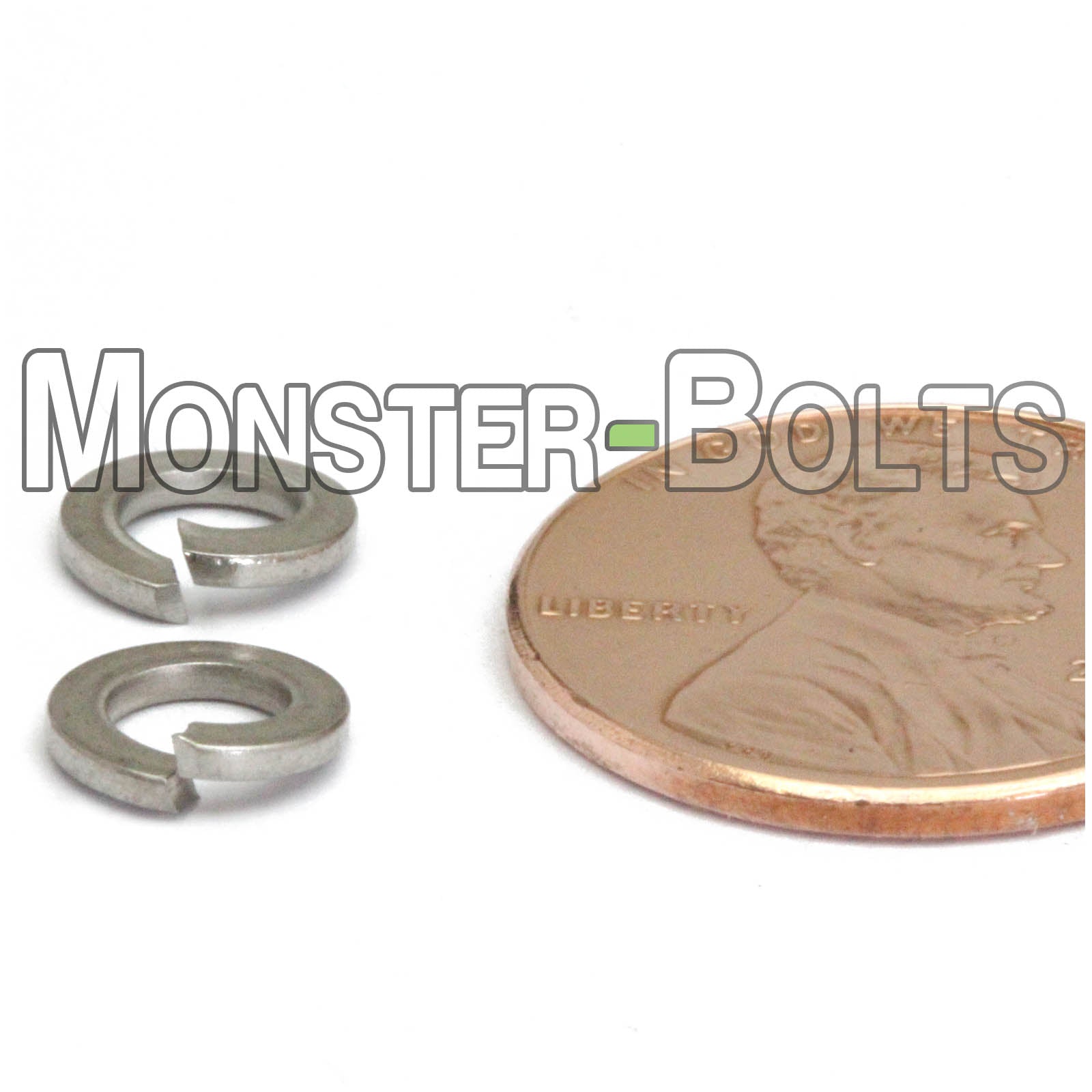 Metric Split Lock Washers - Stainless Steel DIN 127B 18-8 / A2 - Monster Bolts