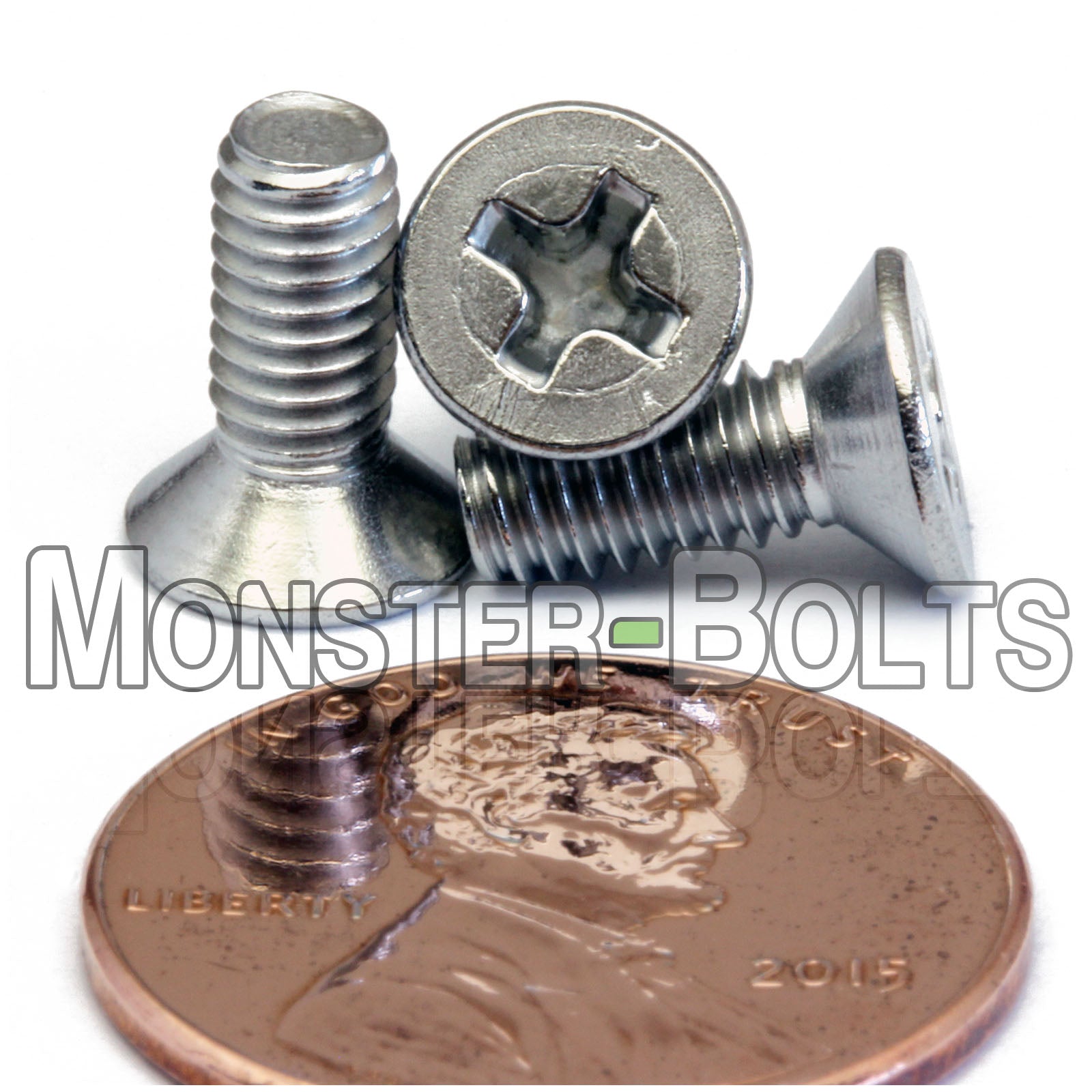 Stainless Steel metric M4 x 10mm Phillips Flat Head machine screws.