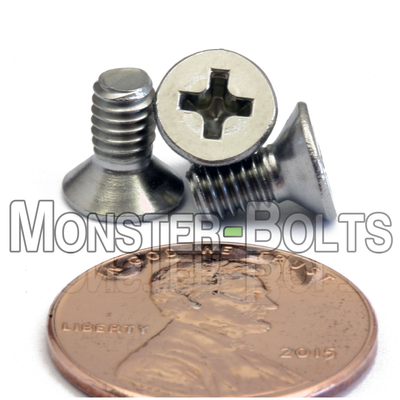 Stainless Steel metric M4 x 8mm Phillips Flat Head screws.