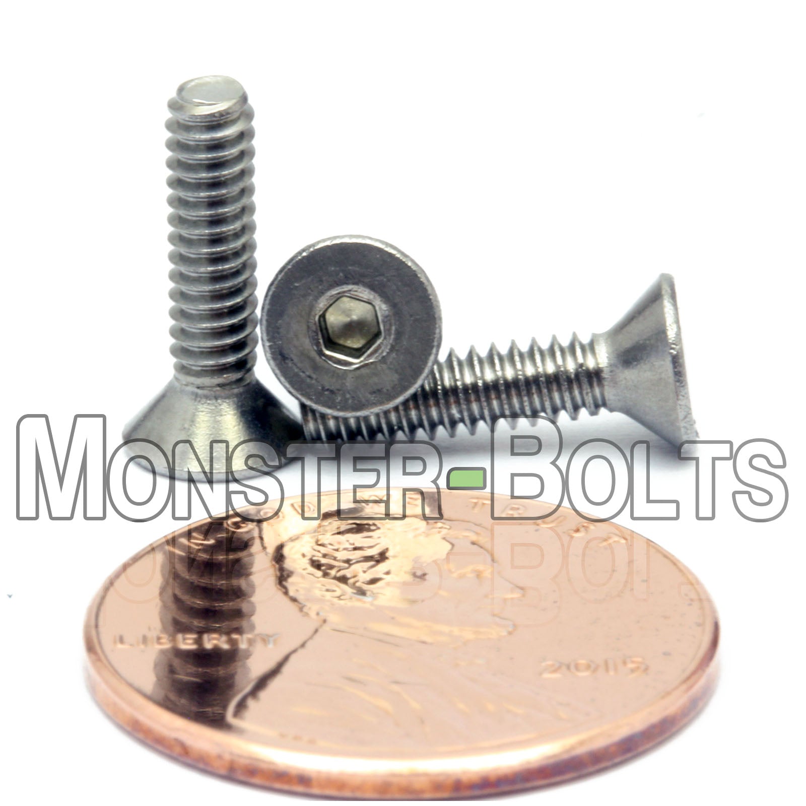 #4-40 Stainless Steel Flat Head Socket Cap screws, 18-8 / A2