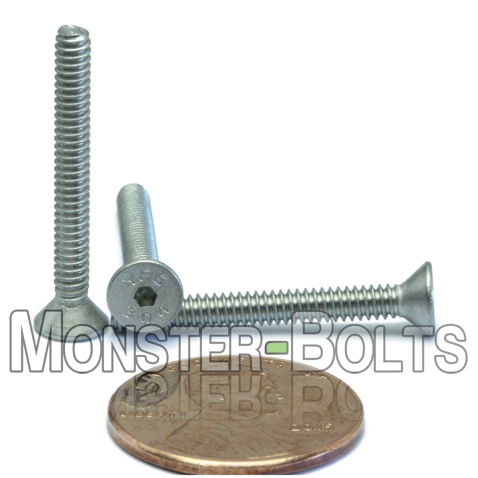 #4-40 Stainless Steel Flat Head Socket Cap screws, 18-8 / A2