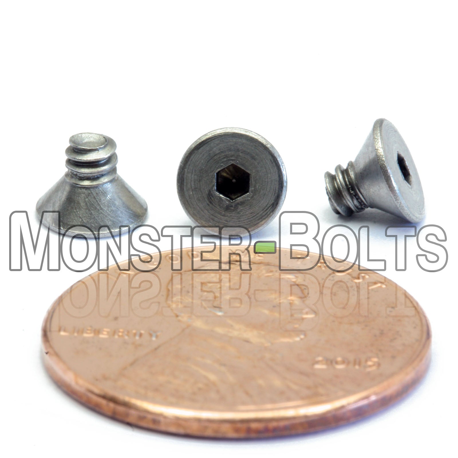 #4-40 Stainless Steel Flat Head Socket Cap screws, 18-8 / A2