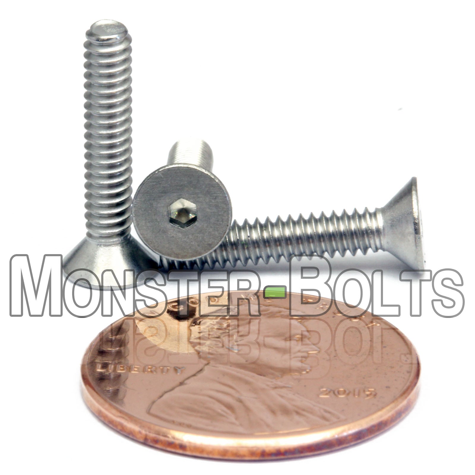 #4-40 Stainless Steel Flat Head Socket Cap screws, 18-8 / A2