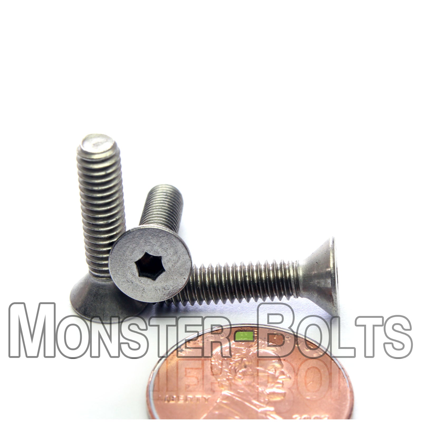 #8-32 Stainless Steel Flat Head Socket Cap screws, 18-8 / A2