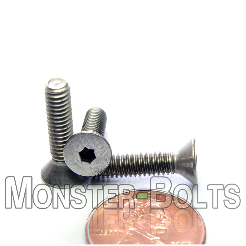 #8-32 Stainless Steel Flat Head Socket Cap screws, 18-8 / A2