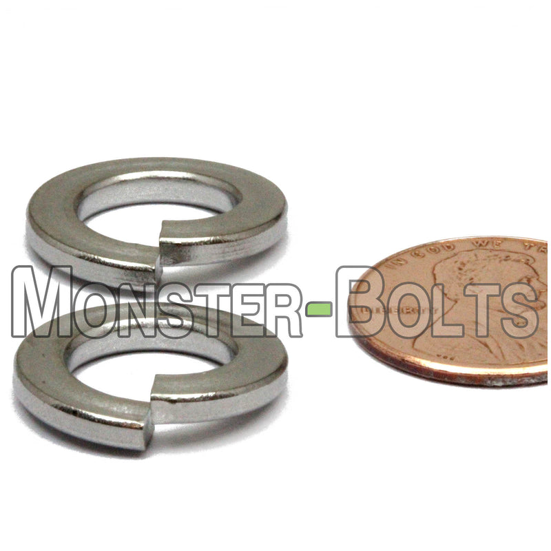 Metric Split Lock Washers - Stainless Steel DIN 127B 18-8 / A2 - Monster Bolts